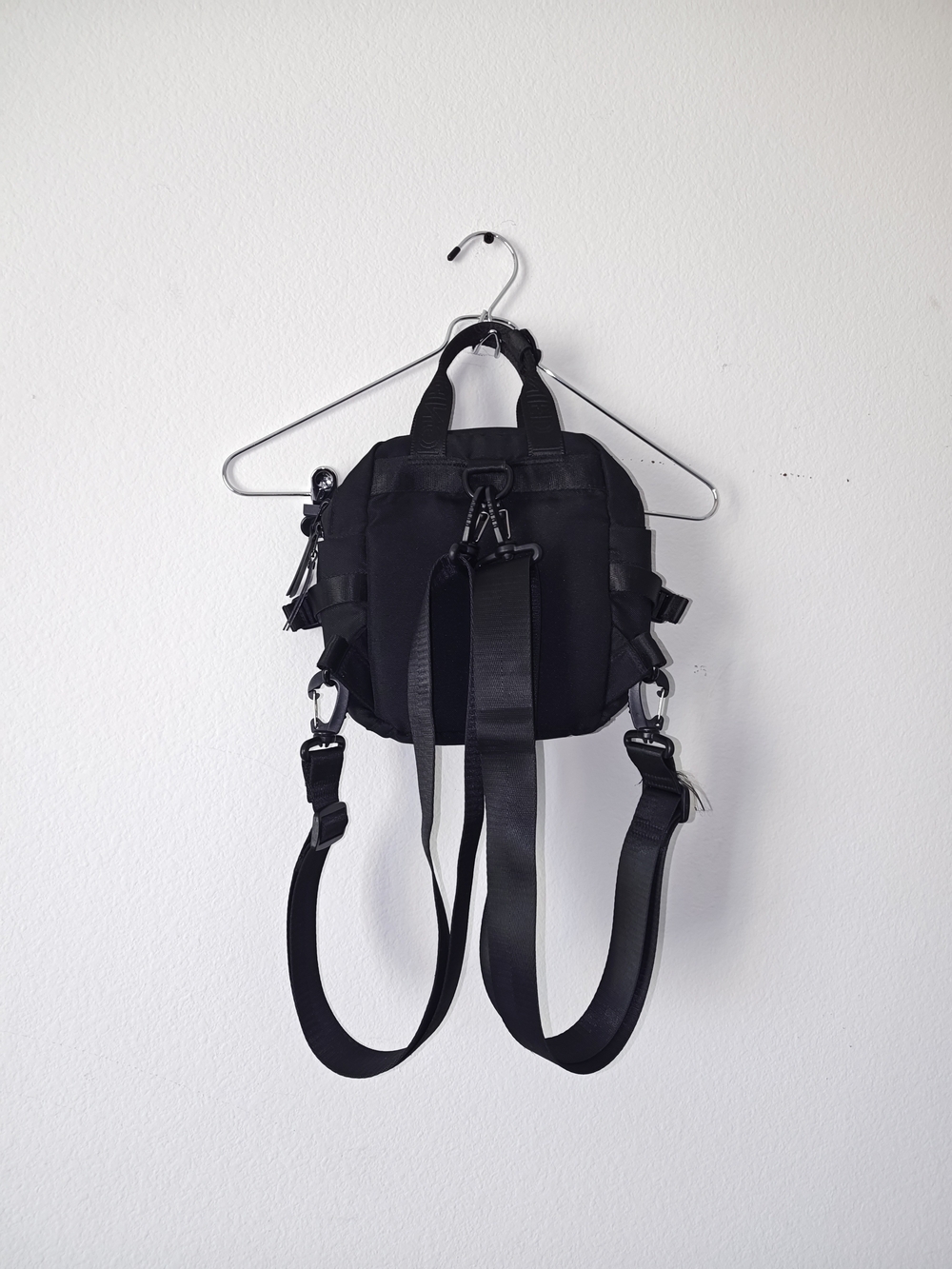 ASOS Black Compact Mini Backpack - Picture 2 of 4